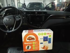 Toyota Camry установка сигнализации 2